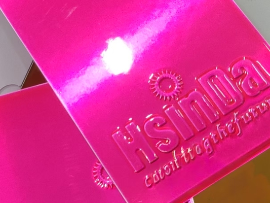 Wysokiej jasności termosting Candy Pink Powder Coating dla akcentów dekoracyjnych