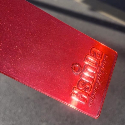 Czerwony kolor Chrome Sparking Spray Paint Przejrzystość powłoki powłoka mocne przyczepienie dla części samochodowej