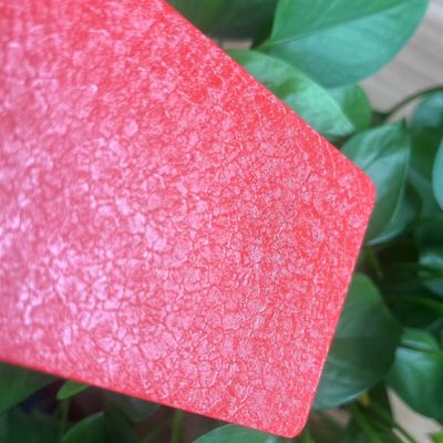 Ral3020 Red Lizard Skin Alligator Finish Powder Coating z 1000hr odpornością na wilgotność dla metalu przemysłowego