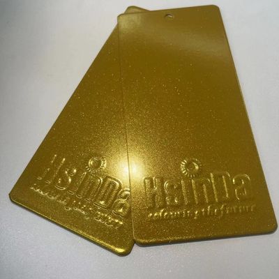 Złote powłoka metalowa z odpornością na korozję i UV do elektrostatycznego opryskiwania